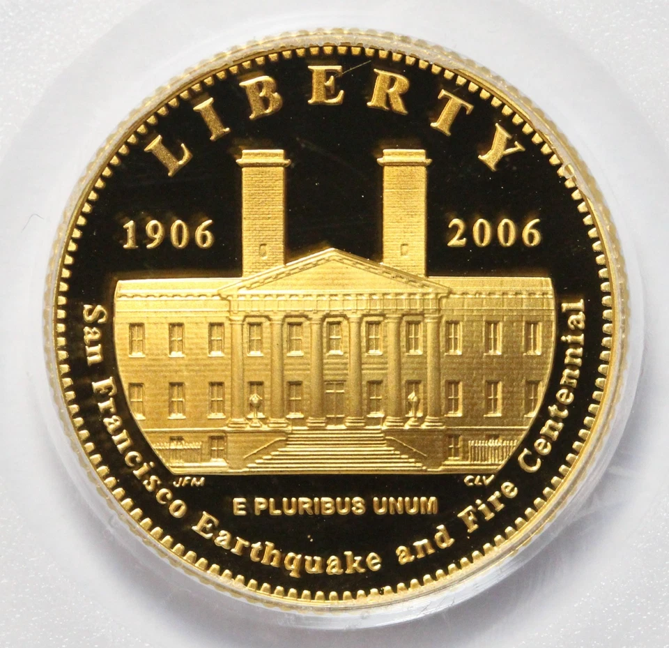 2006-S $5 Gold PROOF San Francisco Old Mint - PCGS PR69DCAM Commemorative Coin - Image 3 of 4