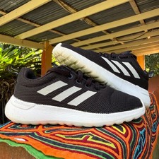 Adidas Cloudfoam Pure Kids Black Running Shoes Size 12K Unisex Sneakers BB7051