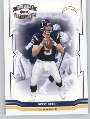 2005 Donruss Throwback Threads #122 Drew Brees