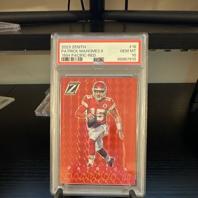 Panini 2023 Zenith Patrick Mahomes II PSA 10  Kansas City Chiefs NFL