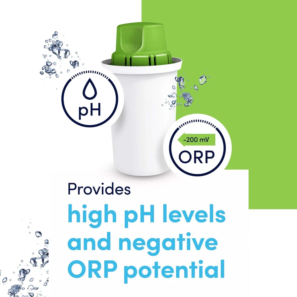 Alkaline Water Filter for Water Pitcher Replacement Compatible with Brita | P... - Image 2 of 4