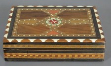 CAJA CIGARRERA. TARACEA. GRANADA. HACIA 1960