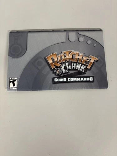 Ratchet & Clank: Going Commando (Sony PlayStation 2, 2003) MANUAL ONLY