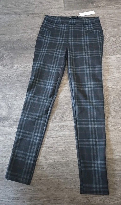 Sanctuary  Women's Black Checked Gingham Pants Size S