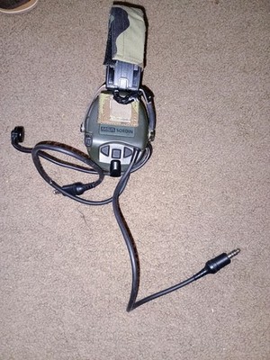MSA Sordin Dual Comm Radio headset type 75311 earpro MICH ACH PRC
