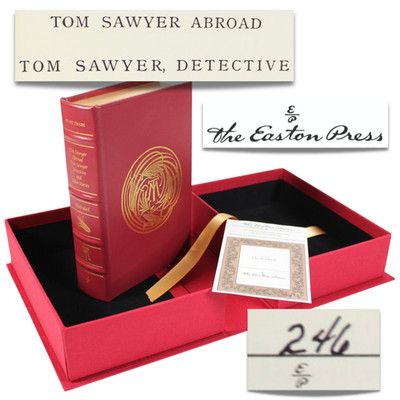 Mark Twain Tom Sawyer Abroad Detective Easton Press Limited Edition Leather #246