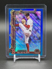 2025 Topps Holiday Walker Buehler #H197 Blue Metallic Glitter