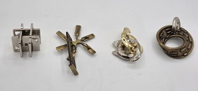 Hanayama Huzzle Cast Puzzle Lot Shift Alchemist Seabream Mobius Brain Teaser