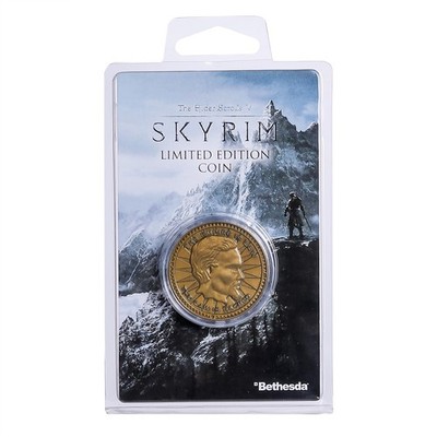 The Elder Scrolls Oblivion Skyrim Imperial Septim Coin Morrowind Daggerfall...