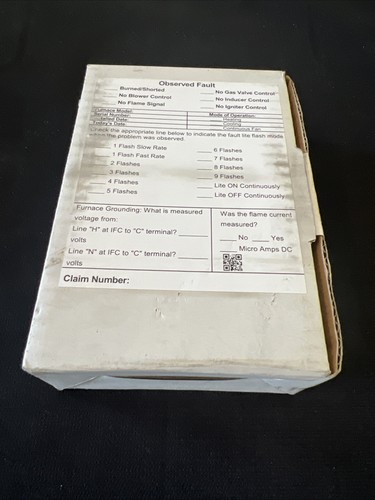 White-Rodgers Integrated Fan Control Board CNT 05165 50A65-476-08 120V 3A - Afbeelding 3 van 3