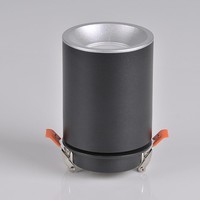 Einbauleuchten Messing 10W Led IP20 Schwarz Silber Modern