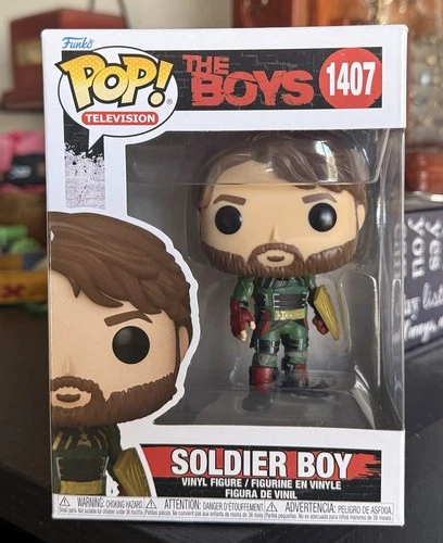 Funko Pop! Television: SOLDIER BOY #1407 (The Boys Season 4) w/Protector
