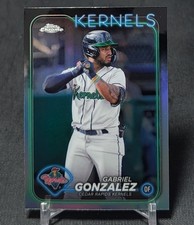 Gabriel Gonzalez Chrome Refractor Rookie 2024 Topps Pro Debut Card #PDC-10 Twins