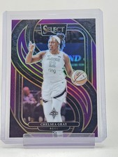CHELSEA GRAY 2025-26 SELECT WNBA PREMIER LEVEL PURPLE PRIZM /149 #128 ACES Q5908