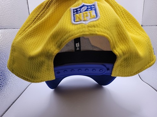 Los Angeles LA Rams Hat Cap NFL Football New Era 9Forty Adjustable Snapback - Picture 6 of 9