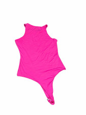 NWOT Women's Size Medium Pink Sleeveless One Piece Bodysuit