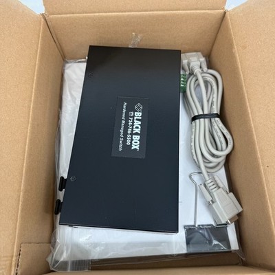 Black Box LEH808-2MMSC 8 Port 10/100 TX 2 Port 100 FX MM SC Hardened Switch