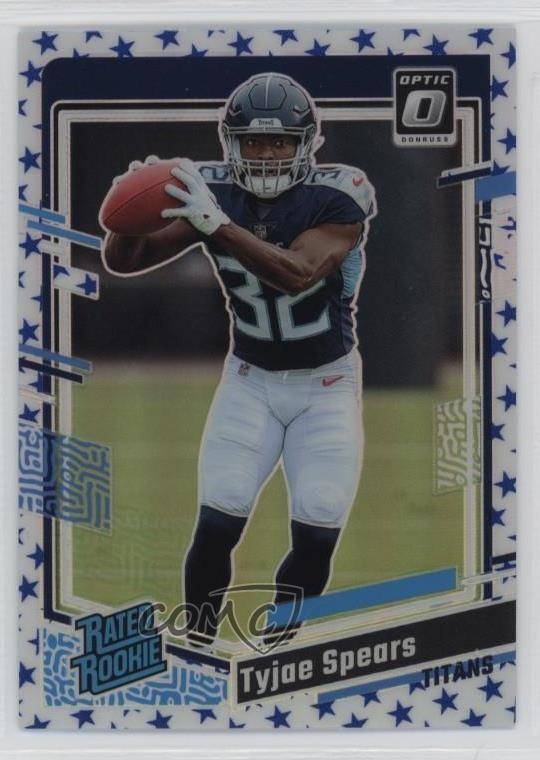 2023 Panini Donruss Optic Rated Rookie Stars Prizm Tyjae Spears #297 1n8v
