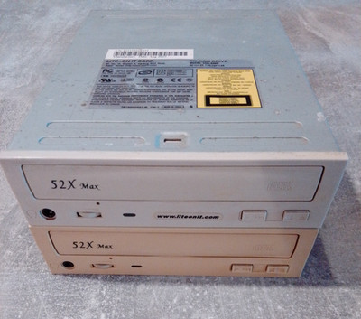 2 PC CD Rom Drive Laufwerk IDE 5,25'' Lite-On LTN-526 + Lite-On 526D