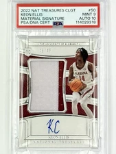 2022 PANINI NATIONAL TREASURES CLGT MATERIAL SIGS #50 KEON ELLIS RC /49 SSP