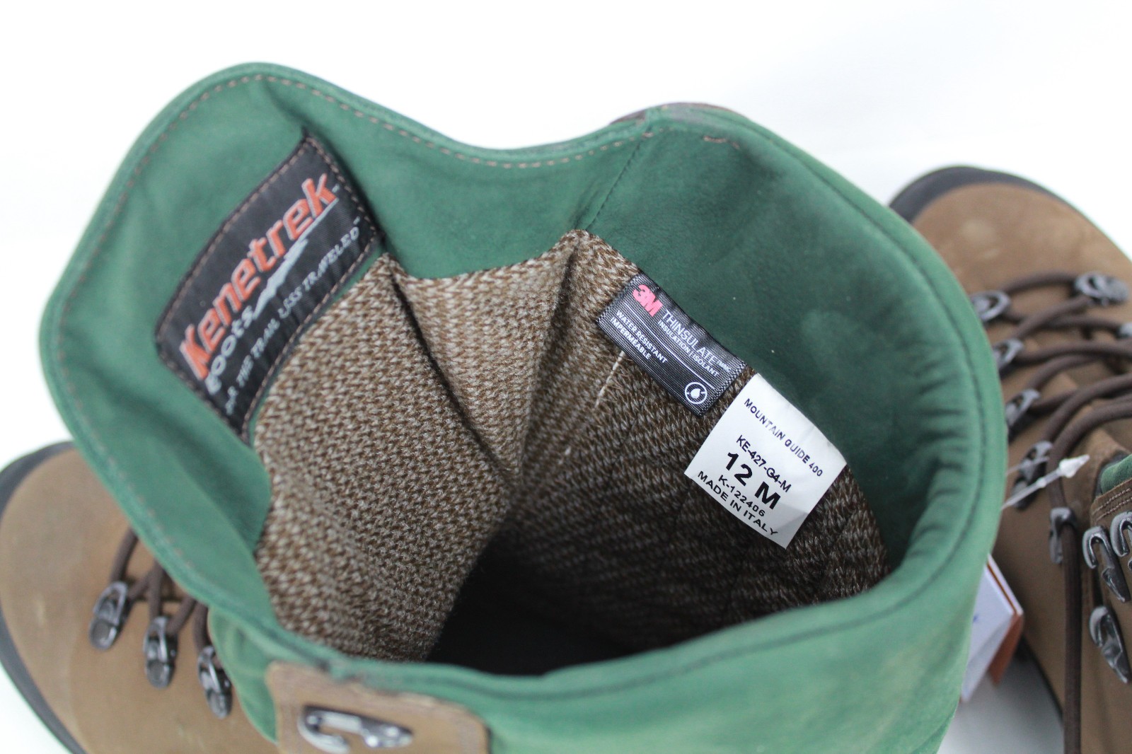 NEW! Kenetrek Mountain Guide 400 Mens 12 M Insulated Hunting Boots KE-427-G4 M