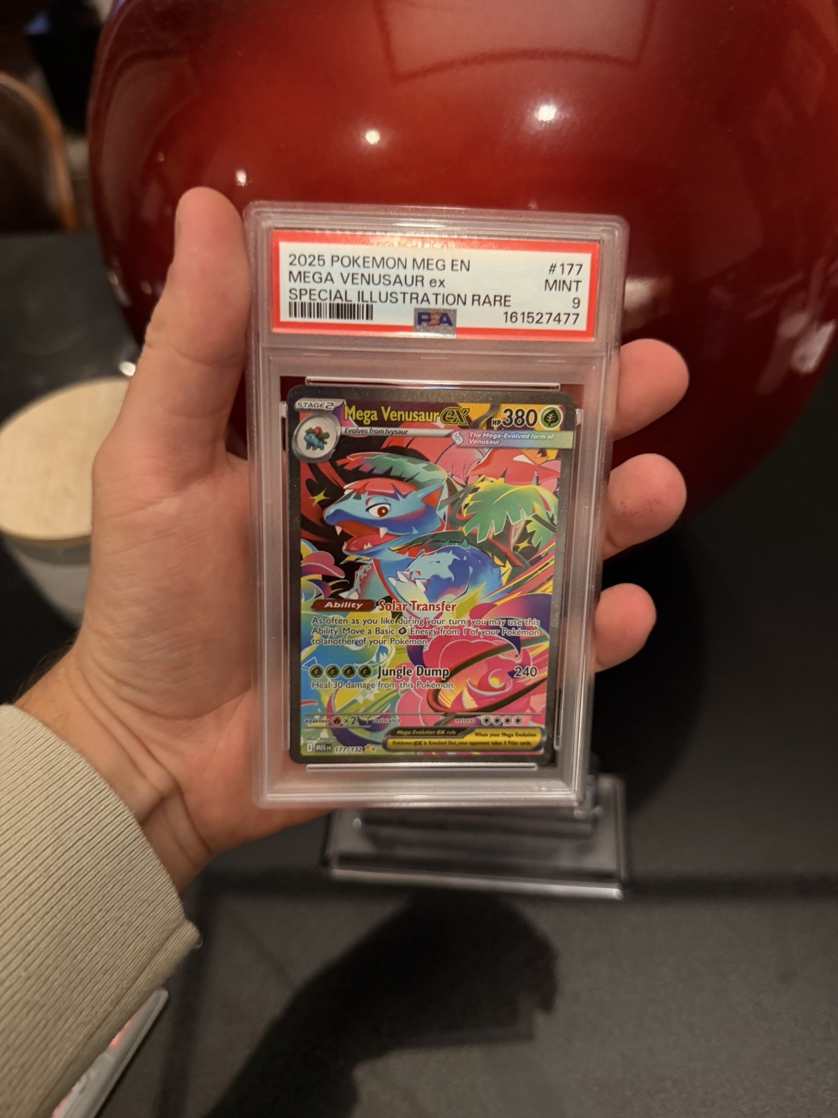 Pokemon 2025 Mega Venusaur ex 177/132 SIR Mega Evolution PSA 9