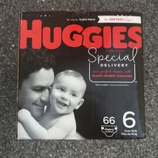 Huggies Special Delivery Hypoallergenic Diapers Disney Dalmations 66 New Sz 6