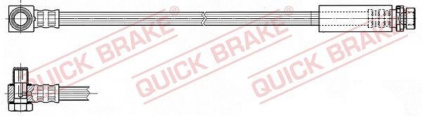 Quick Brake Bremsschlauch Hinterachse, Rechts FüR Ford-image