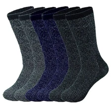 Mens thermal socks Heated winter friendly Warm Boot Sox thick Duty Size 10-13