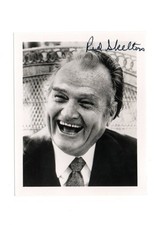 Red Skelton  American Comedian Signed 5x5 B/W Promo Photo Autographed