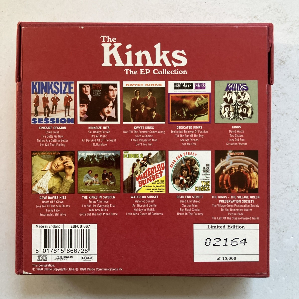 The Kinks TheEPコレクション CD10枚組BOX The Kinks The Pye Album Collection - Sealed UK CD Album Box Set