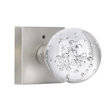 Glass Door Knobs Interior with Lock, Crystal Door Knobs Round Privacy Clear B...