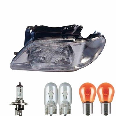 Halogen Scheinwerfer links H4 für Citroën Xsara Coupe inklusive Lampen