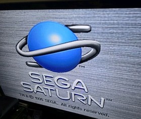SEGA SATURN CONSOLE BUNDLE GAMES CORDS & 1 CONTROLLER TESTED WORKING Sanyo Trap 