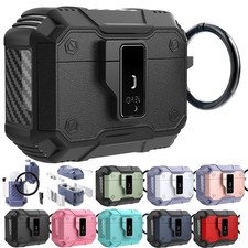 For Airpods 4th Pro 2nd Pro 3rd/2nd/1st Gen Silicone Armor Case Shockproof Cover