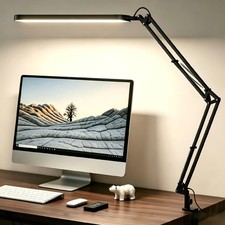 Desk Lamp for Home Office, Eye Comfortable LED Desk Light for Long Hours, Adj...