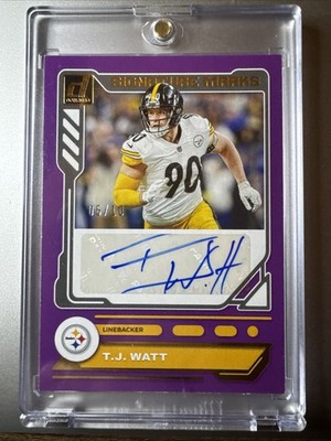 2023 Donruss Football Signature Marks T.j. Watt /10 #5