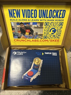 Crunch Labs Build Box Trampoline Toss by Mark Rober STEM New