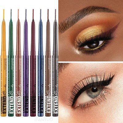 Smooth Quick Drying 12 Color Waterproof Eyeliner Gel Pencil Long Lasting Makeup