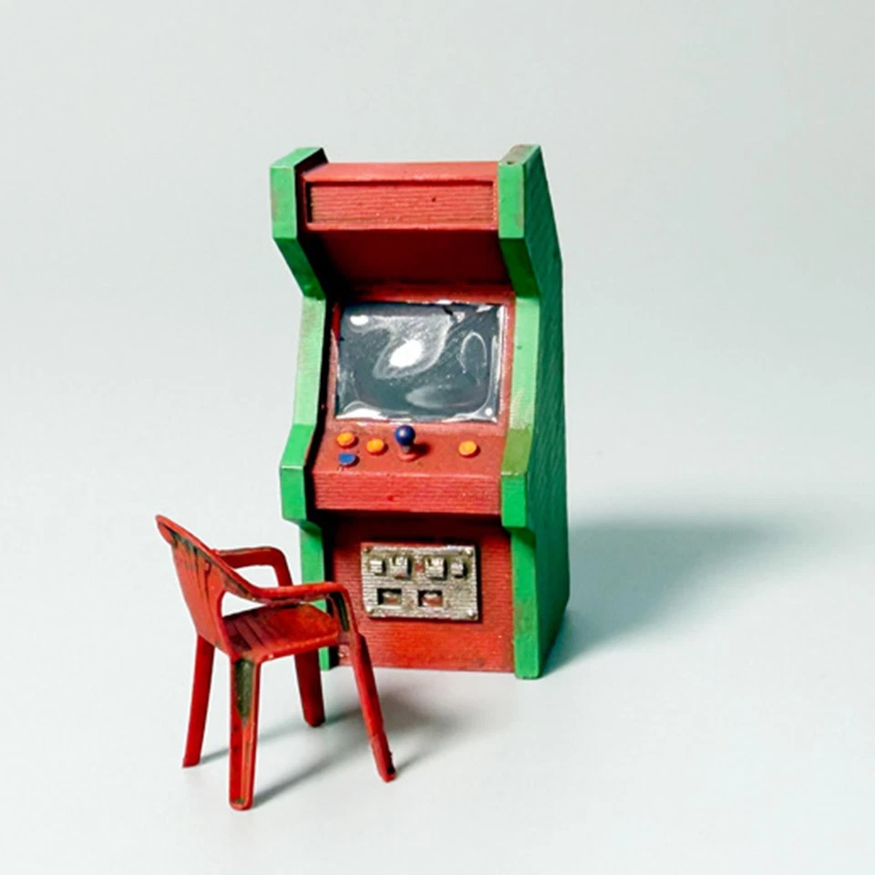 Miniatur-Spielautomatenmodell im Maßstab 1:64 für Zubehör, Feengarten, - Bild 3 von 4