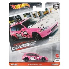 1/64 #5 HONDA CIVIC EG HELLO KITTY MODERN CLASSIC HOT WHEELS RARE