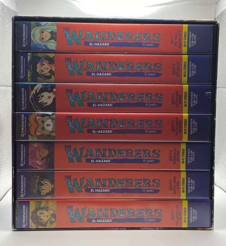 Wanderers El-Hazard TV Series Complete Anime VHS Box Set (1998) SUB — OOP - Image 4 of 4