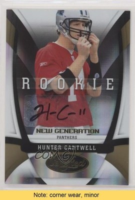 2009 Donruss Certified 24/25 Hunter Cantwell #160 Rookie Auto RC READ 0aa