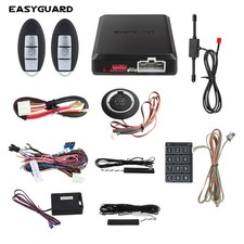 Easyguard PKE car alarm auto start proximity unlock keyless go shock sensor