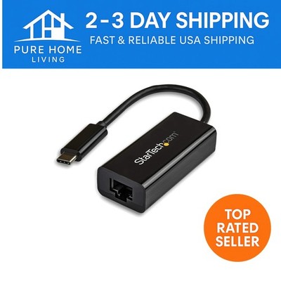 USB-C to Gigabit Ethernet Adapter - Thunderbolt 3 Compatible for High-Speed LAN