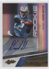 2010 Absolute Memorabilia Spectrum Gold Signatures 43/99 David Gettis Auto c3m