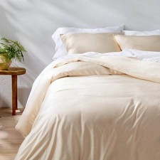 King Rayon from Bamboo Duvet Set Natural - Casaluna