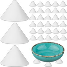 50 Pack Pottery Kiln Nails   High-Temperature Ceramic Refractory Cone silver