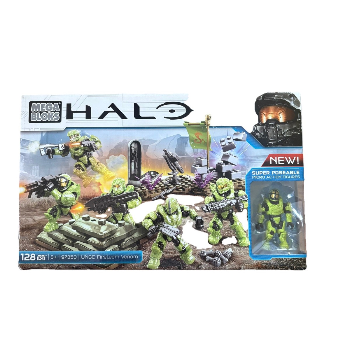 Halo Mega Bloks UNSC Fireteam Venom, 97350. Brand New Sealed. USA