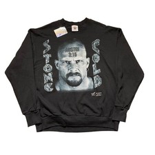 Vintage WWE Stone Cold Sweatshirt Black NWT XL